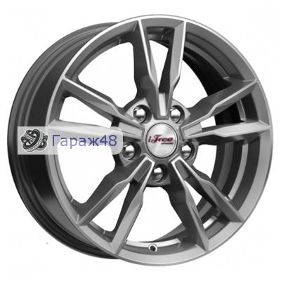 iFree Ikigai R16 / 6.5J PCD 5x108 ET 40 ЦО 67.1 Литые Темно-серебристый